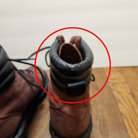 Dr. Martens Burnished Red Alexandra Heeled Boots - Picture 11 of 13